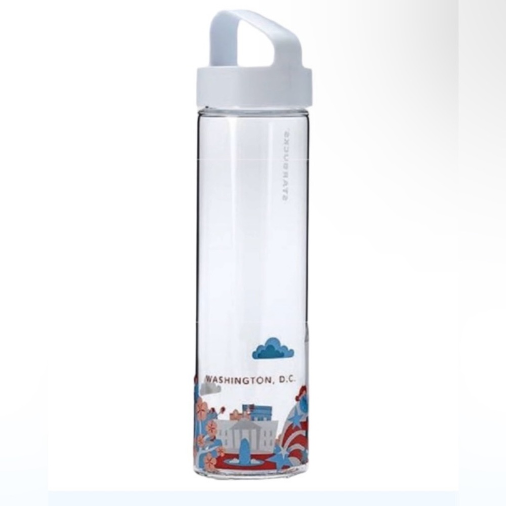 Starbucks You Are Here 2015 glass Water Bottle Washington DC